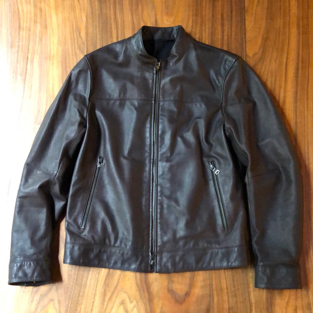 Banana Republic Leather Moto Jacket